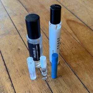 Sample Cologne Pack Partially Used Versace, Spicebomb, Marble